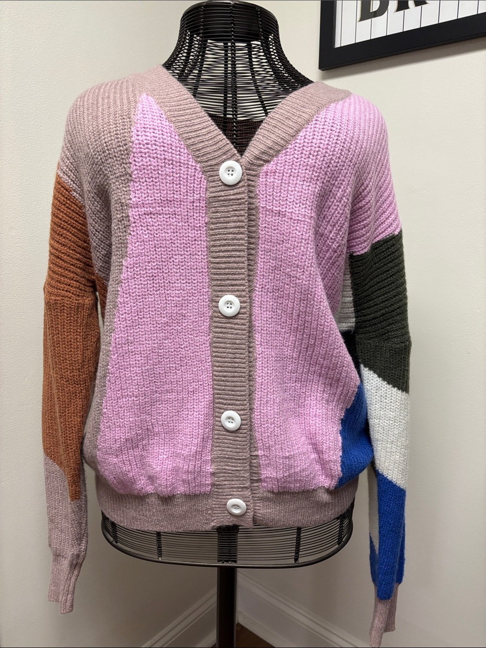 Women’s Color Block Cardigan